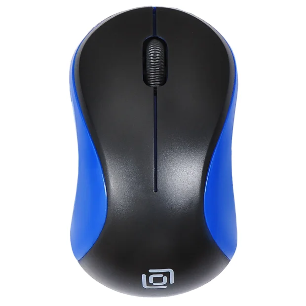 Мышь Oklick 605SW (черный/синий) 